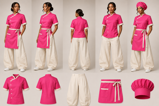 The Crème Rosé Chef Uniform